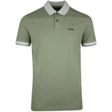 BOSS Golf Shirt - Paddy Chip GOC Reg. Fit - Olive Green SP26