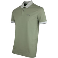 BOSS Golf Shirt - Paddy Chip GOC Reg. Fit - Olive Green SP26