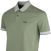 BOSS Golf Shirt - Paddy Chip GOC Reg. Fit - Olive Green SP26