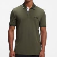 BOSS Golf Shirt - Paddy Pro Reg. Fit - Khaki Green WI26