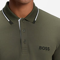 BOSS Golf Shirt - Paddy Pro Reg. Fit - Khaki Green WI26