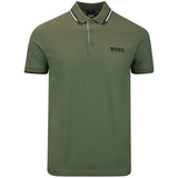 BOSS Golf Shirt - Paddy Pro Reg. Fit - Khaki Green WI26