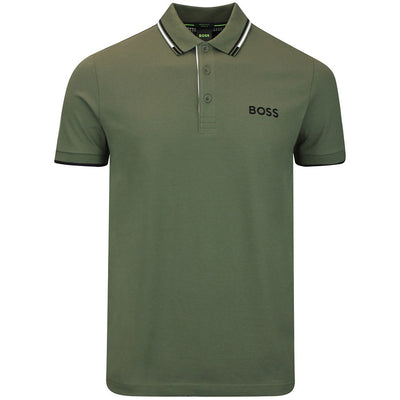 BOSS Golf Shirt - Paddy Pro Reg. Fit - Khaki Green WI26