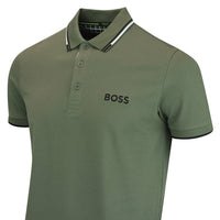 BOSS Golf Shirt - Paddy Pro Reg. Fit - Khaki Green WI26