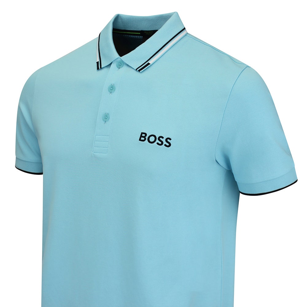BOSS Golf Shirt - Paddy Pro Reg. Fit - Open Blue FA26