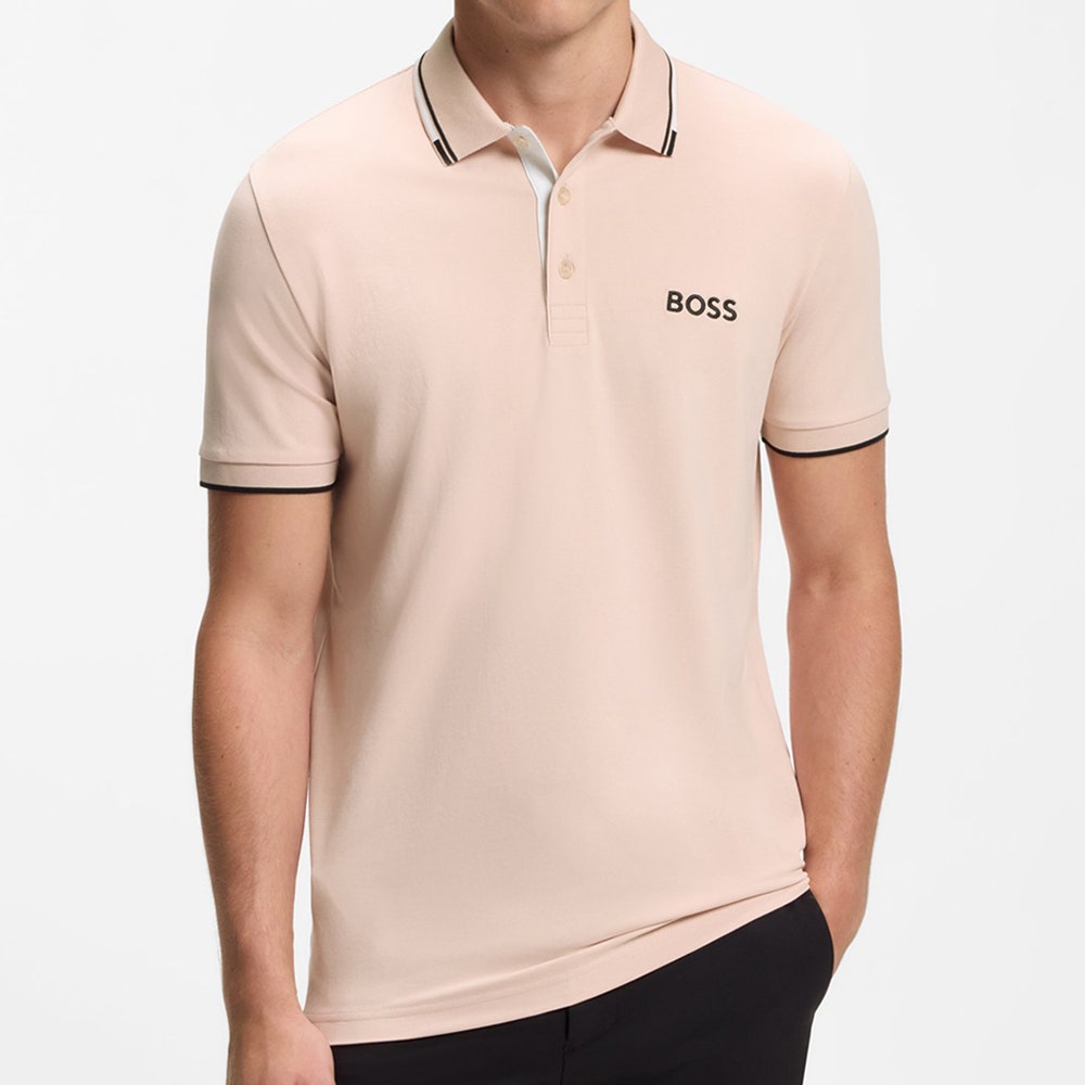 BOSS Golf Shirt - Paddy Pro Reg. Fit - Pastel Orange FA26