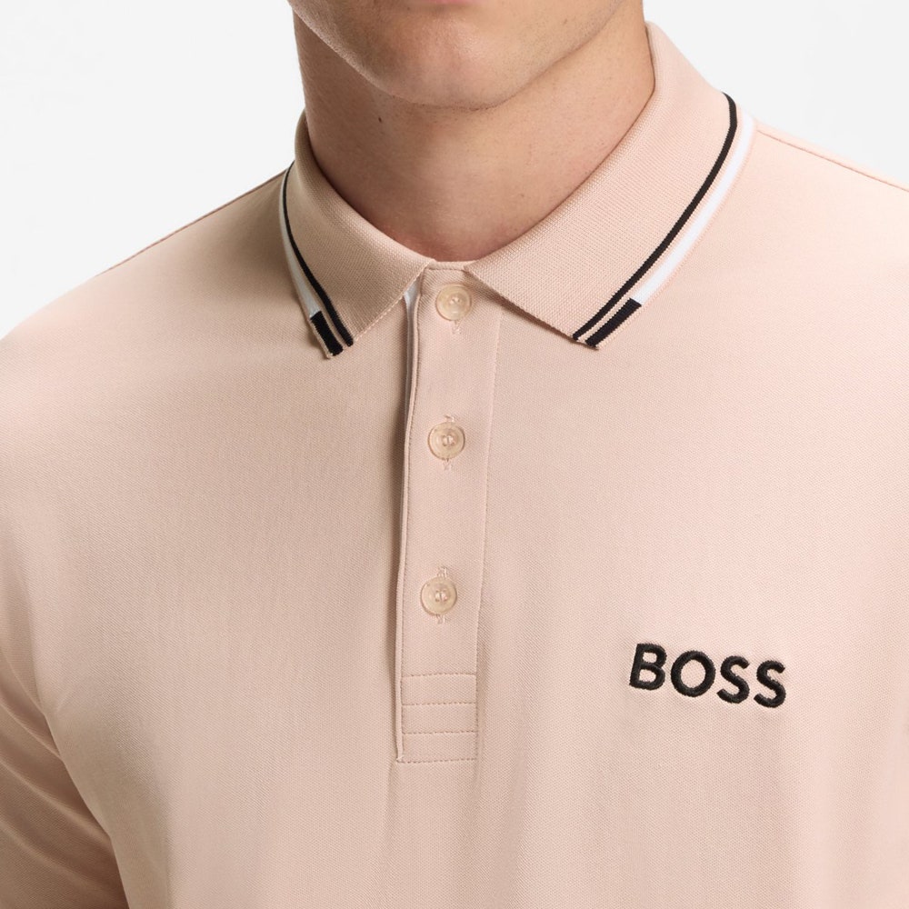 BOSS Golf Shirt - Paddy Pro Reg. Fit - Pastel Orange FA26
