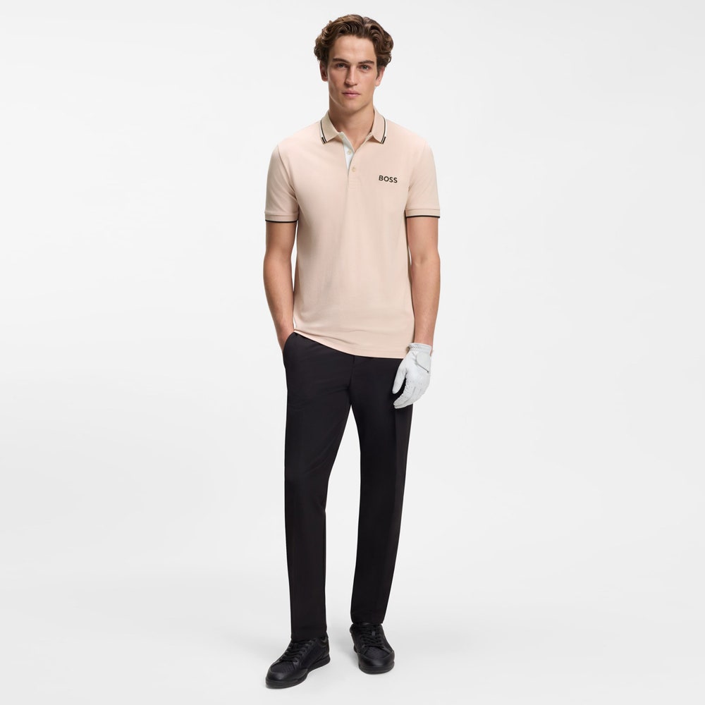 BOSS Golf Shirt - Paddy Pro Reg. Fit - Pastel Orange FA26