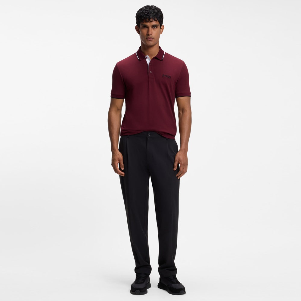 BOSS Golf Shirt - Paddy Pro Reg. Fit - Zinfandel WI26