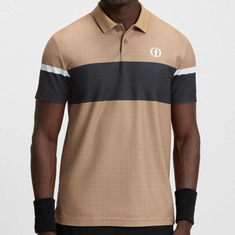 BOSS Golf Shirt - Paddy Reg. Fit - The Open - Iconic Camel FA25