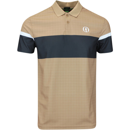 BOSS Golf Shirt - Paddy Reg. Fit - The Open - Iconic Camel FA25