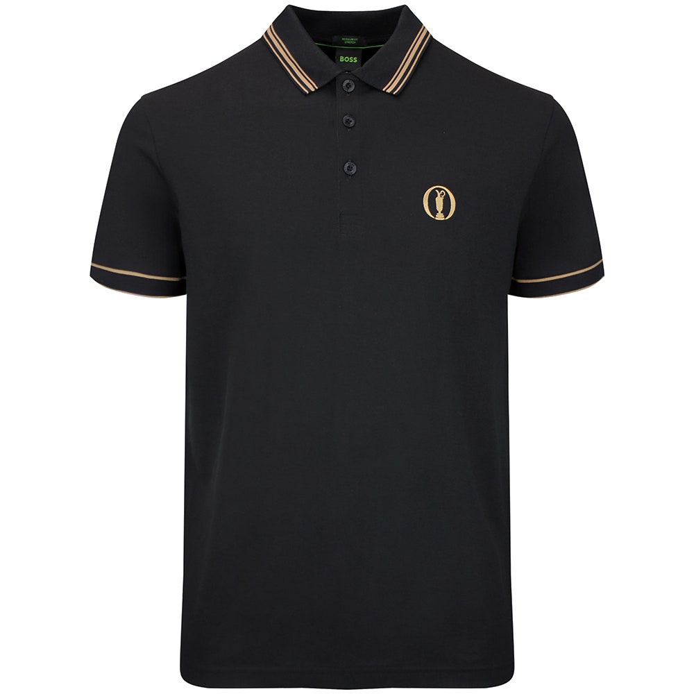 BOSS Golf Shirt - Paddy The Open '26 Reg. Fit - Black FA26