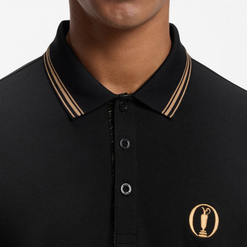 BOSS Golf Shirt - Paddy The Open '26 Reg. Fit - Black FA26