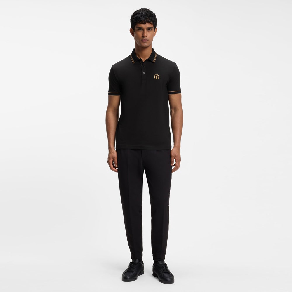 BOSS Golf Shirt - Paddy The Open '26 Reg. Fit - Black FA26
