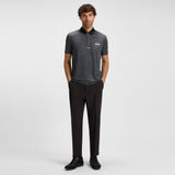 BOSS Golf Shirt - Paddytech GOC Reg. Fit - Black Melange WI25