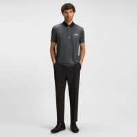 BOSS Golf Shirt - Paddytech GOC Reg. Fit - Black Melange WI25