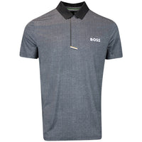 BOSS Golf Shirt - Paddytech GOC Reg. Fit - Black Melange WI25