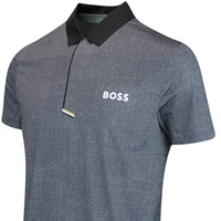 BOSS Golf Shirt - Paddytech GOC Reg. Fit - Black Melange WI25