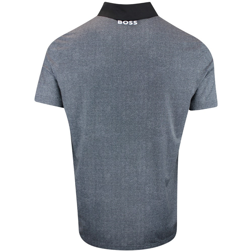 BOSS Golf Shirt - Paddytech GOC Reg. Fit - Black Melange WI25