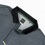 BOSS Golf Shirt - Paddytech GOC Reg. Fit - Black Melange WI25