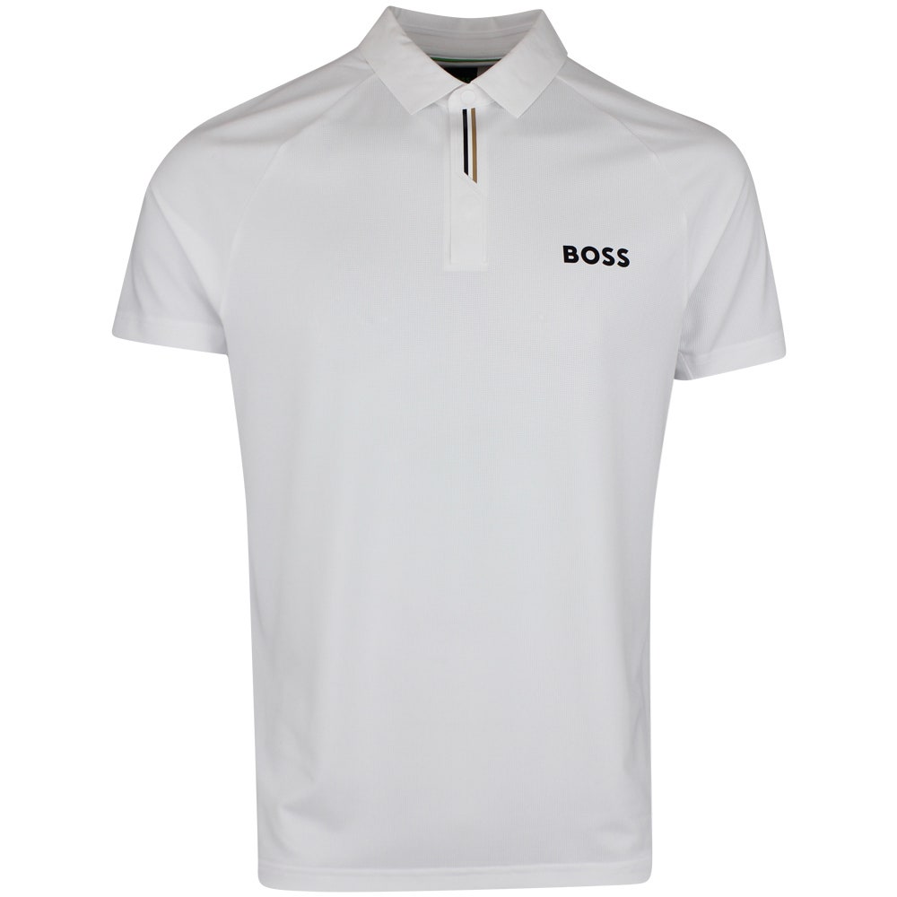 BOSS Golf Shirt - Paddytech GOC Reg. Fit - Bright White SP26