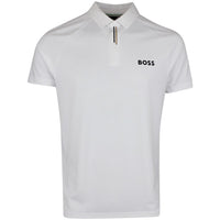 BOSS Golf Shirt - Paddytech GOC Reg. Fit - Bright White SP26