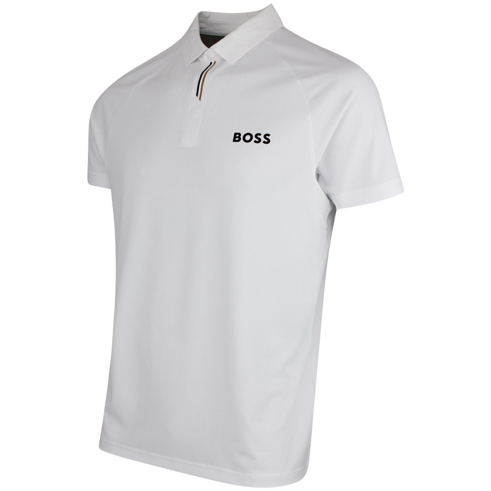 BOSS Golf Shirt - Paddytech GOC Reg. Fit - Bright White SP26