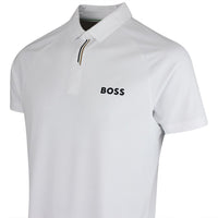 BOSS Golf Shirt - Paddytech GOC Reg. Fit - Bright White SP26