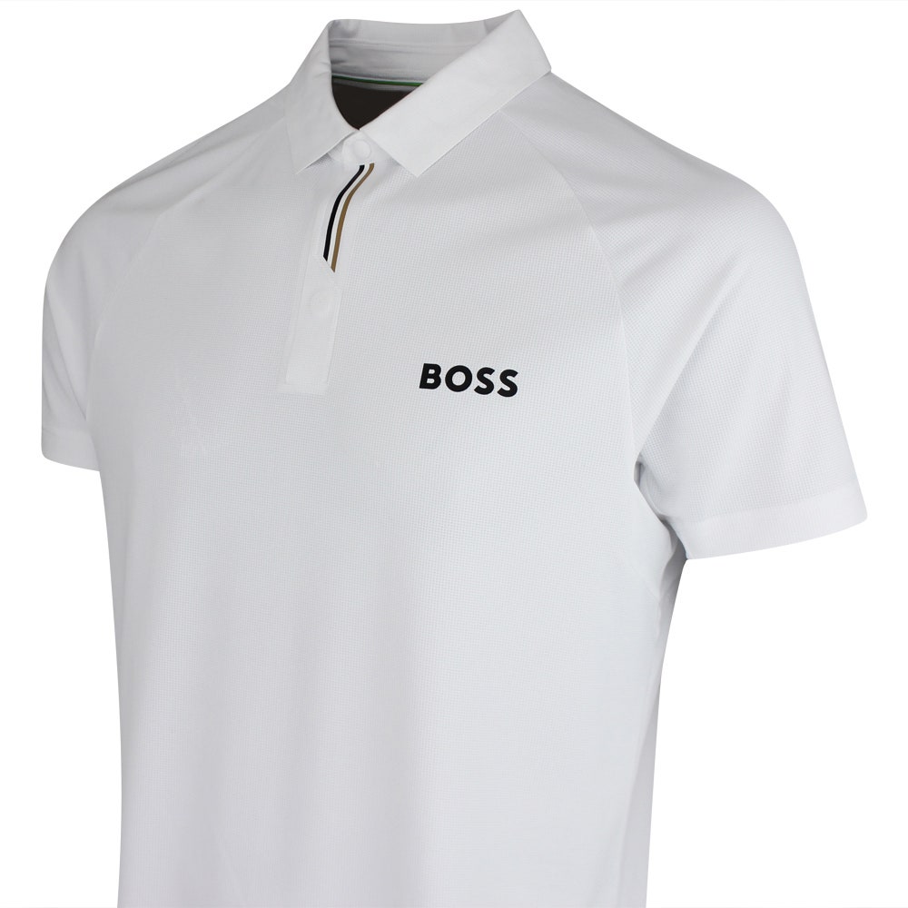 BOSS Golf Shirt - Paddytech GOC Reg. Fit - Bright White SP26