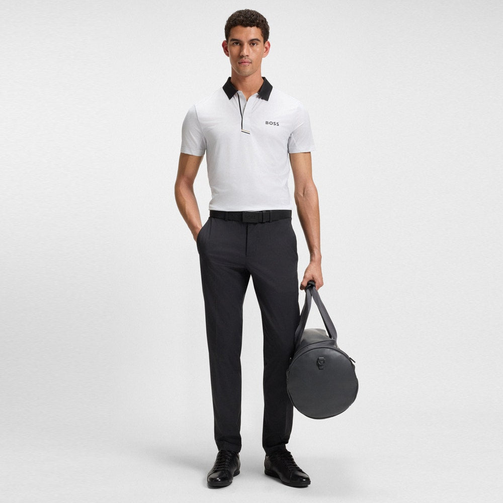 BOSS Golf Shirt - Paddytech GOC Reg. Fit - Bright White WI25
