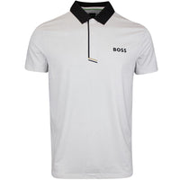 BOSS Golf Shirt - Paddytech GOC Reg. Fit - Bright White WI25