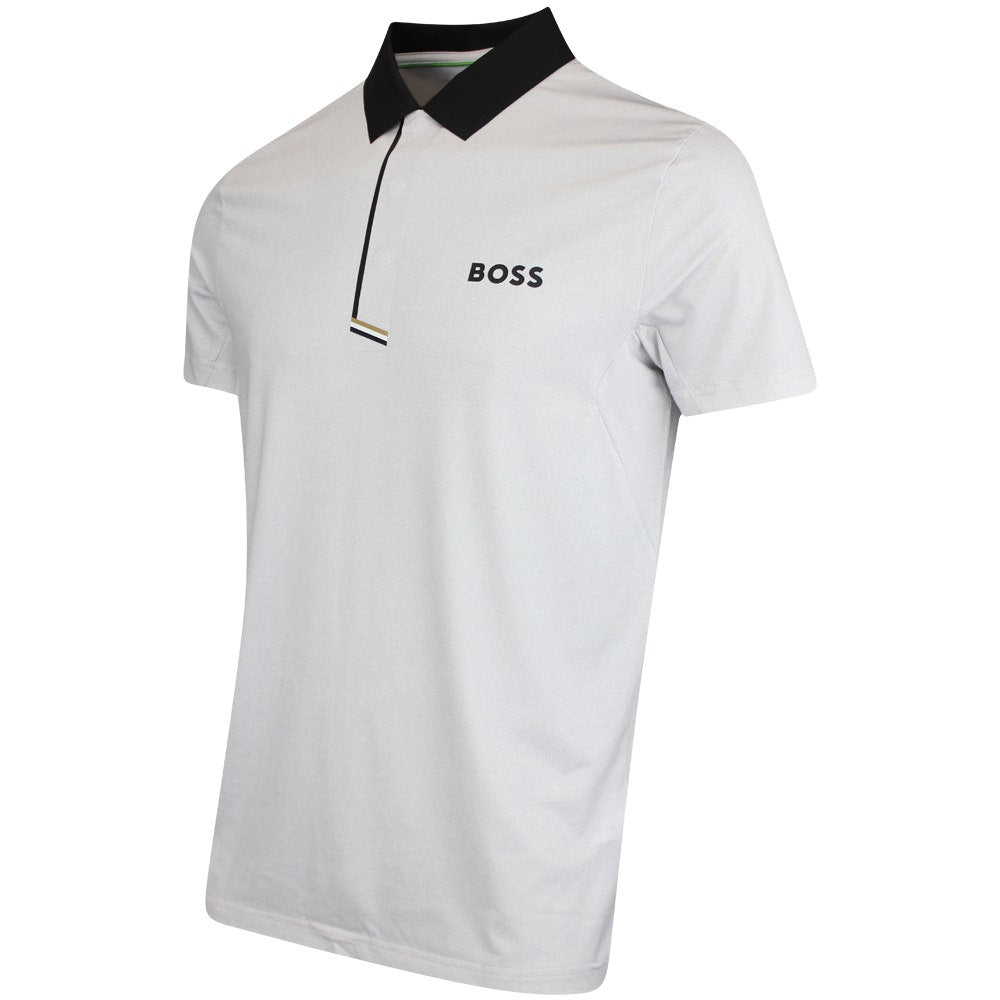 BOSS Golf Shirt - Paddytech GOC Reg. Fit - Bright White WI25
