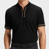 BOSS Golf Shirt - Pariq QZ Regular Fit - Black WI26