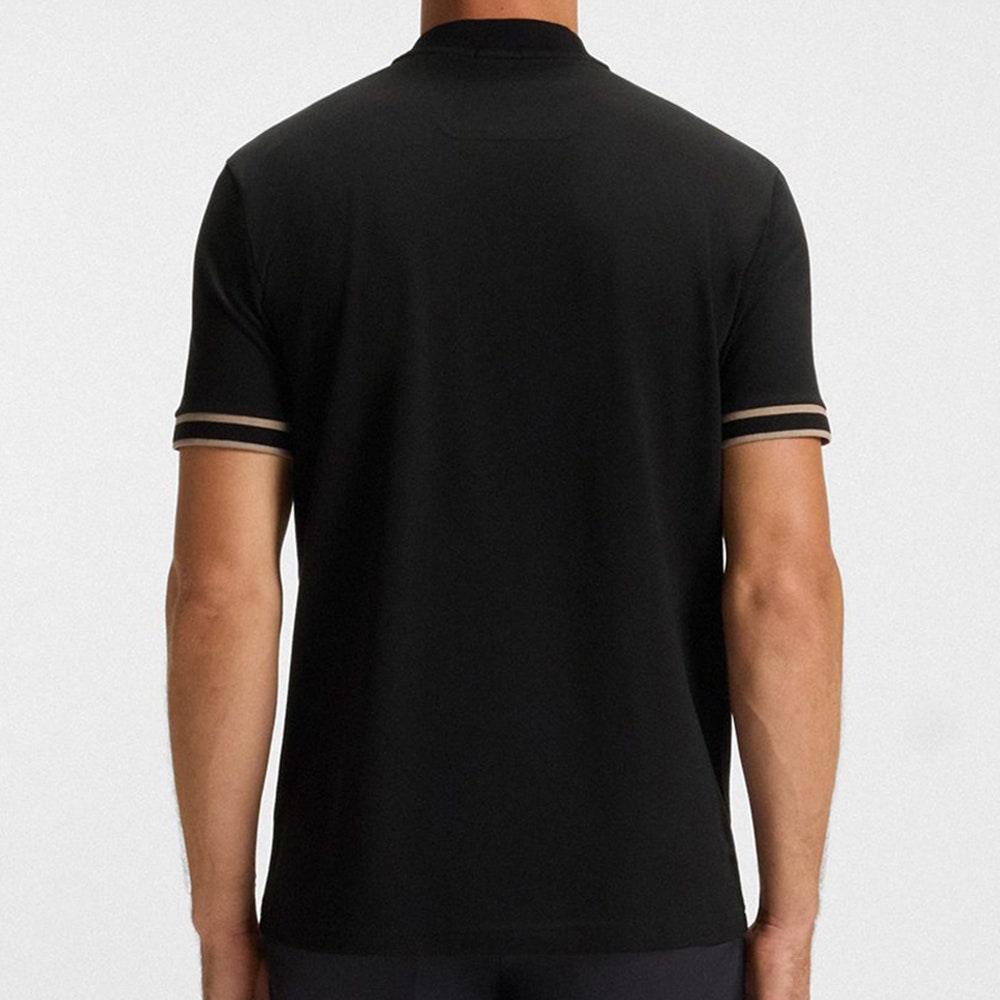 BOSS Golf Shirt - Pariq QZ Regular Fit - Black WI26