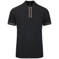 BOSS Golf Shirt - Pariq QZ Regular Fit - Black WI26