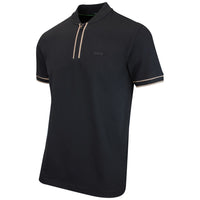 BOSS Golf Shirt - Pariq QZ Regular Fit - Black WI26