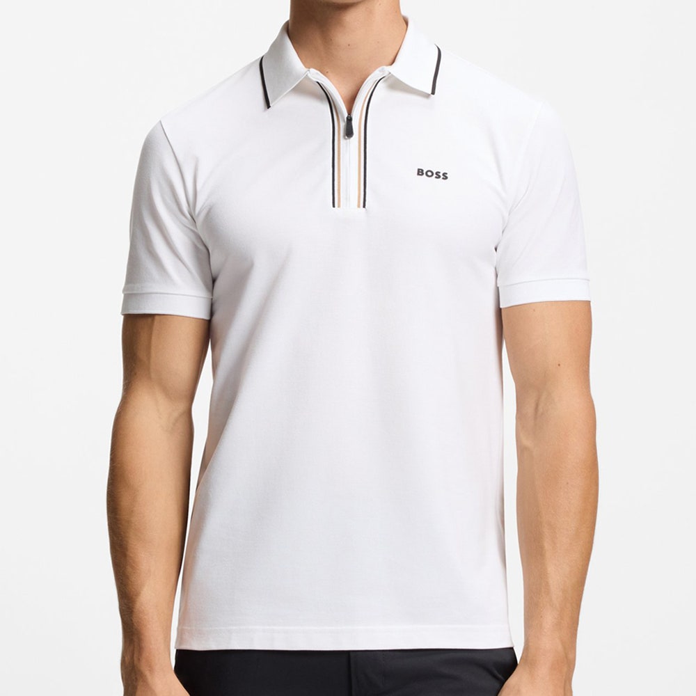 BOSS Golf Shirt - Philix GOC Slim - Bright White WI26