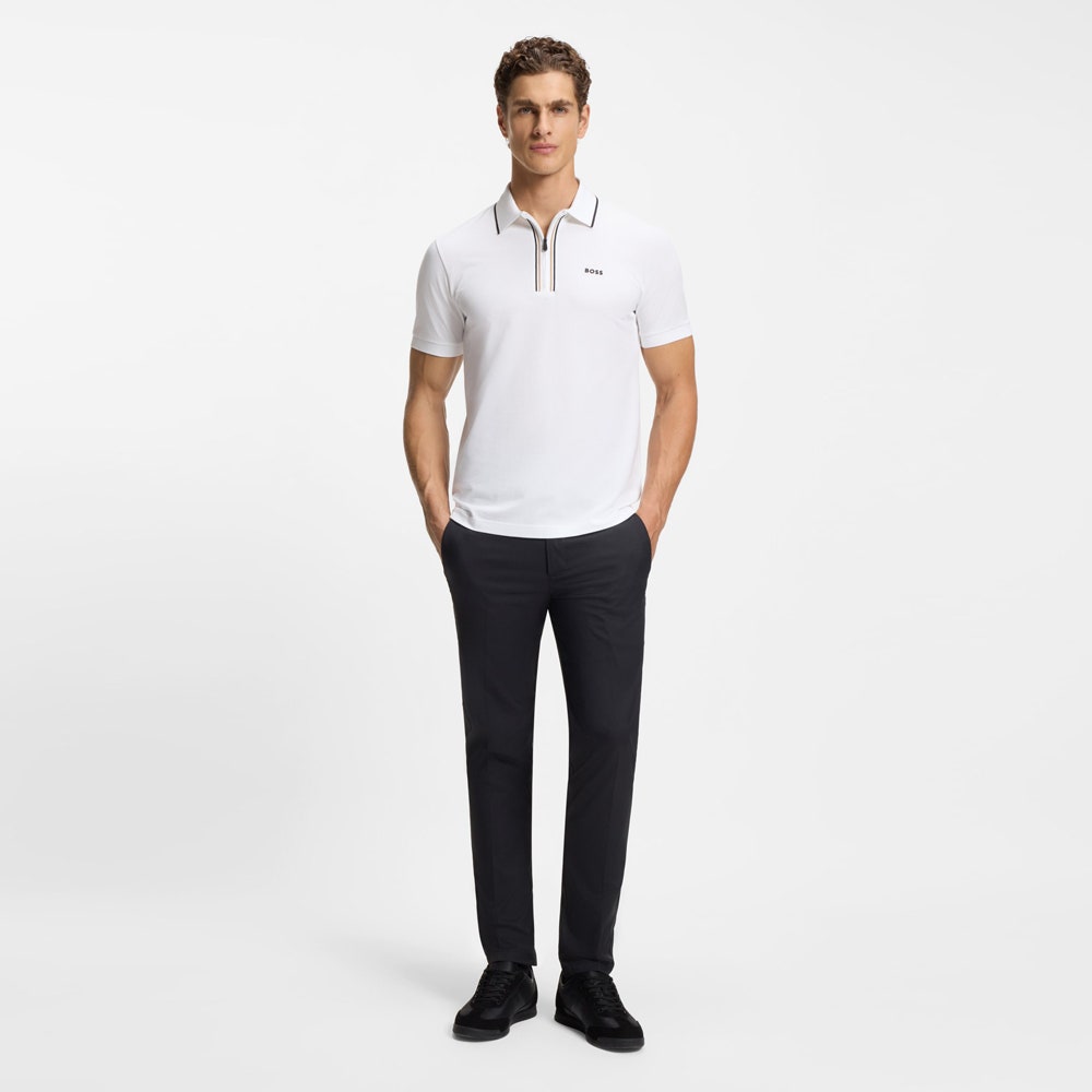 BOSS Golf Shirt - Philix GOC Slim - Bright White WI26