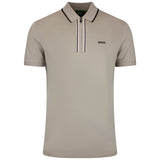BOSS Golf Shirt - Philix GOC Slim QZ - Brindle SU26