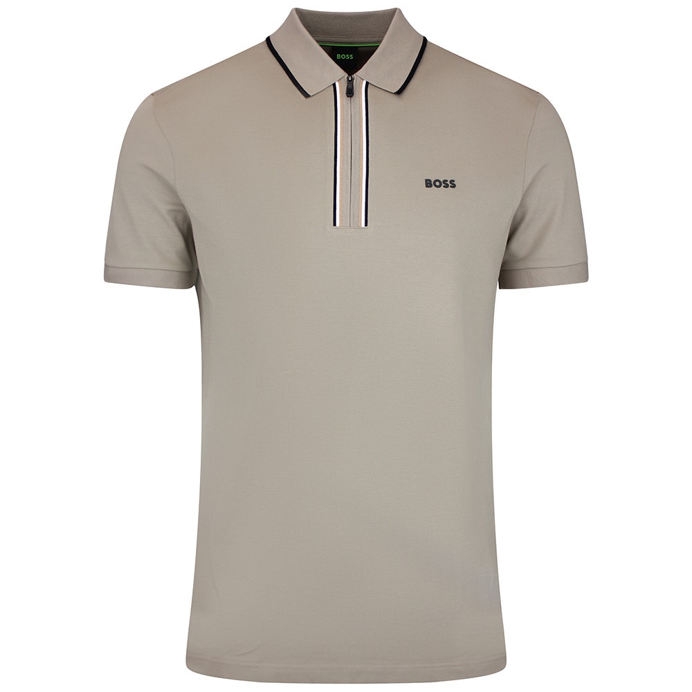 BOSS Golf Shirt - Philix GOC Slim QZ - Brindle SU26