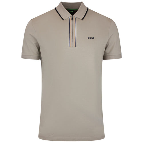BOSS Golf Shirt - Philix GOC Slim QZ - Brindle SU26