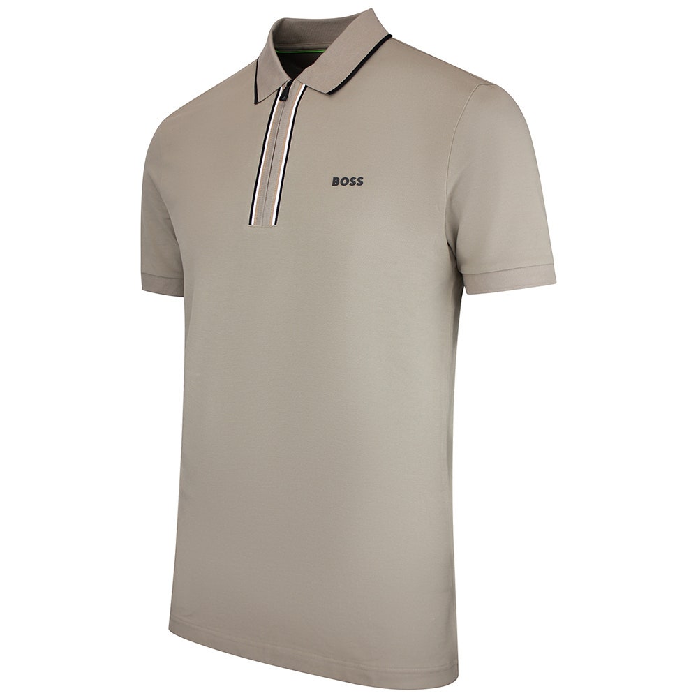 BOSS Golf Shirt - Philix GOC Slim QZ - Brindle SU26