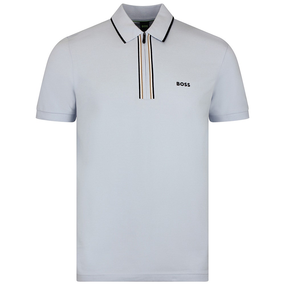 BOSS Golf Shirt - Philix GOC Slim QZ - Skyway SU26