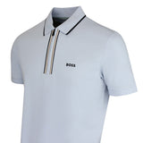 BOSS Golf Shirt - Philix GOC Slim QZ - Skyway SU26