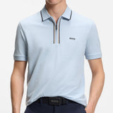 BOSS Golf Shirt - Philix GOC Slim QZ - Skyway SU26