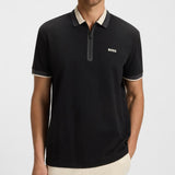 BOSS Golf Shirt - Philix H19 QZ Reg. Fit - Black WI25