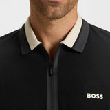 BOSS Golf Shirt - Philix H19 QZ Reg. Fit - Black WI25