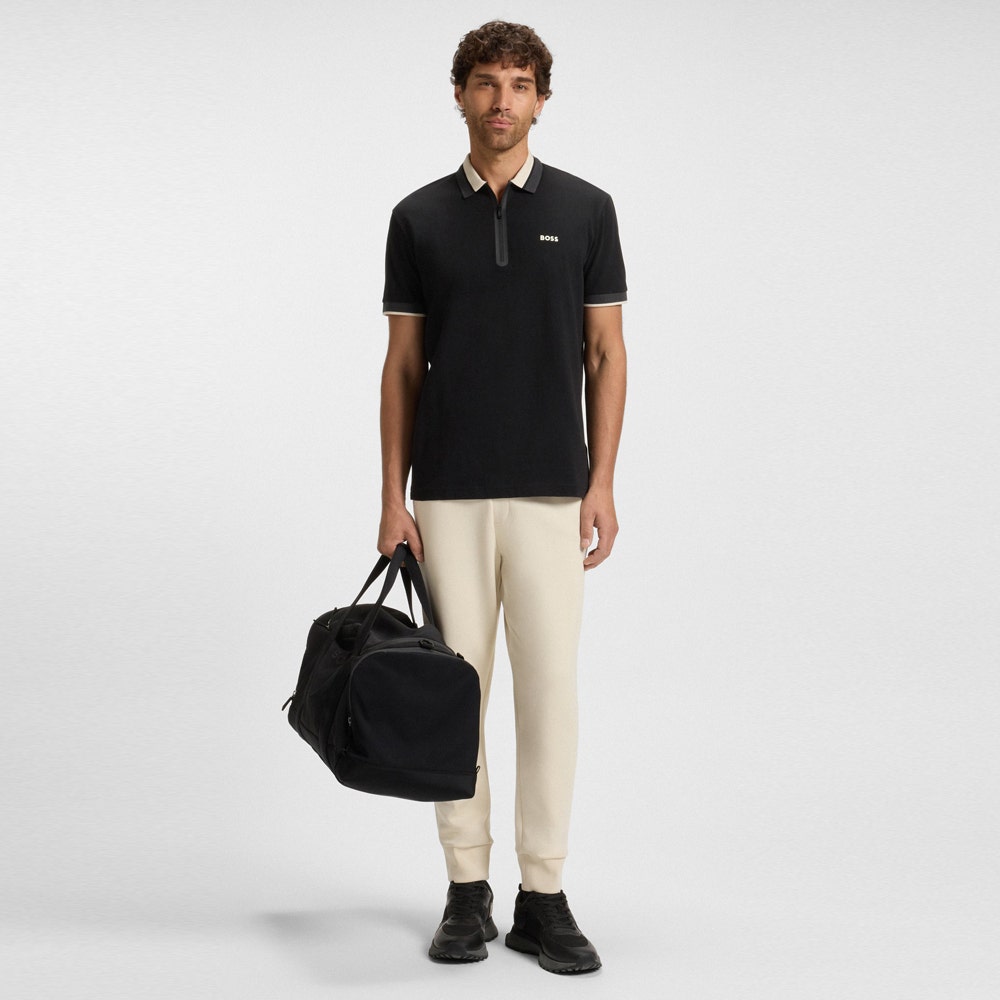 BOSS Golf Shirt - Philix H19 QZ Reg. Fit - Black WI25