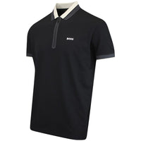BOSS Golf Shirt - Philix H19 QZ Reg. Fit - Black WI25