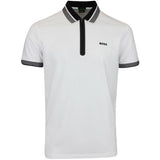 BOSS Golf Shirt - Philix H19 QZ Reg. Fit - Bright White WI25